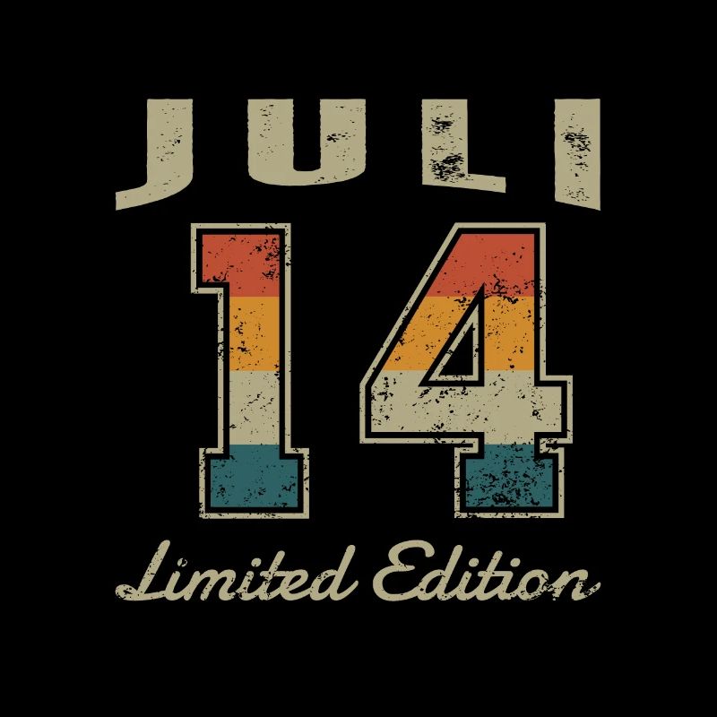 Geburtstag: Juli 2014 - Limited Edition Retro