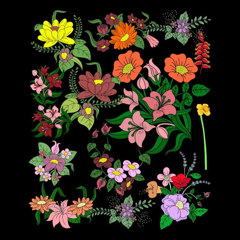 Botanischer Garten Wildblumen Geschenk Botanik