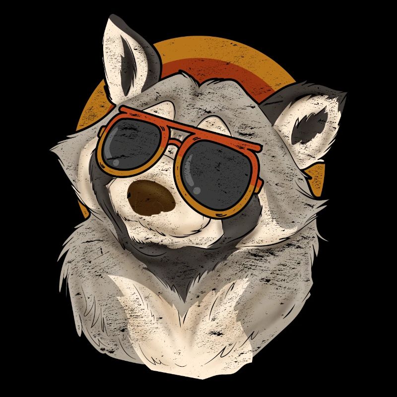 Cool Sunglasses Trash Panda Gift Raccoon