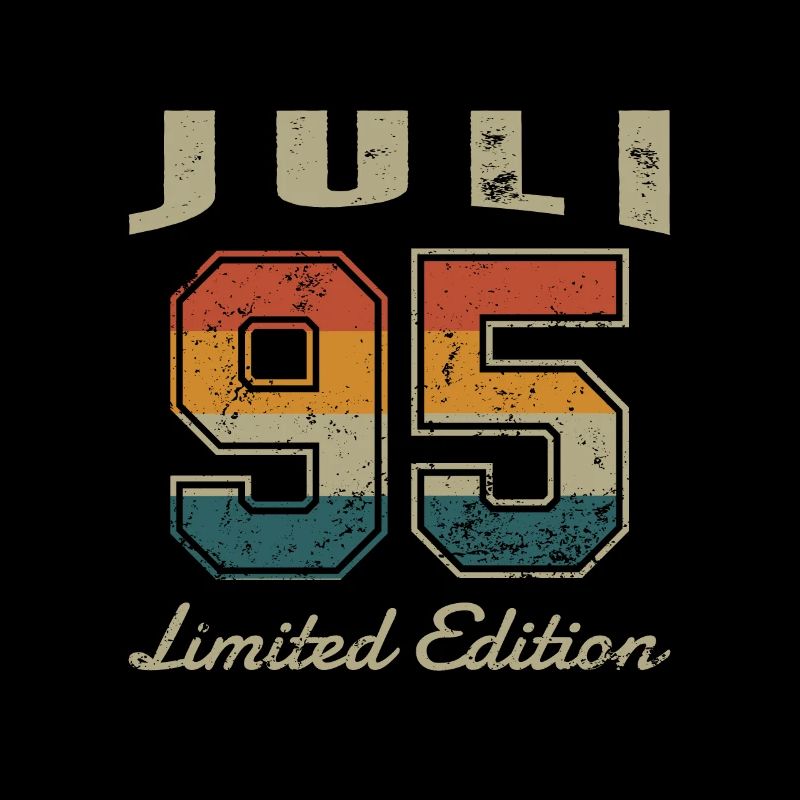 Geburtstag: Juli 1995 - Limited Edition Retro