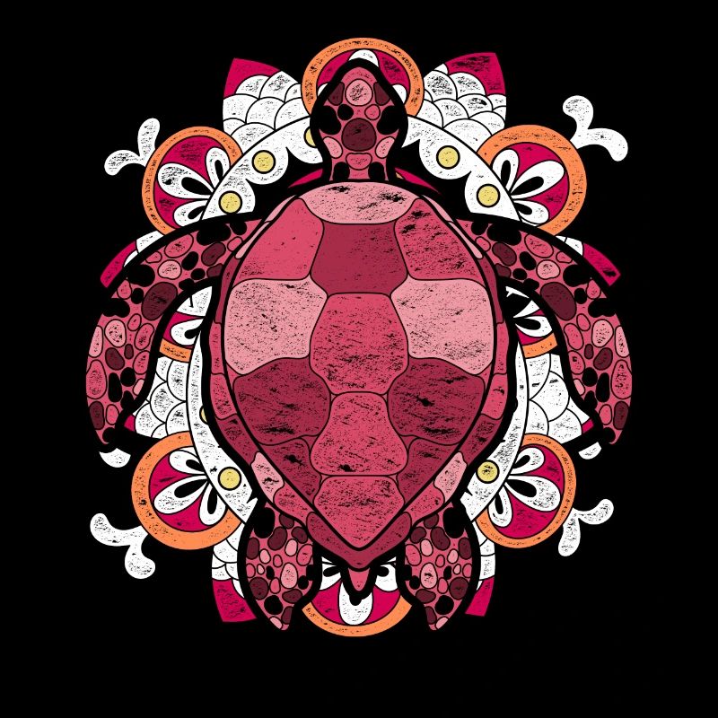 Hawaii Mandala Ocean Animal Gift Turtle