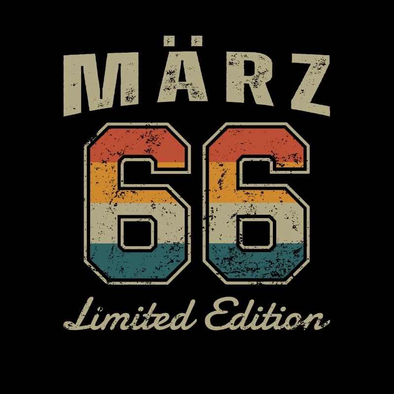 Geburtstag: März 1966 - Limited Edition Retro