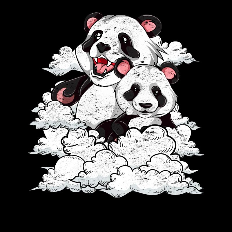 Mignon Panda Bear Zoo Animal Gift Clouds Panda