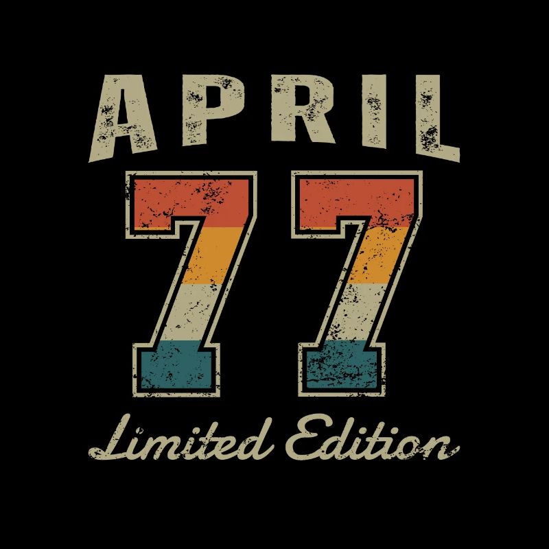 Geburtstag: April 1977 - Limited Edition Retro