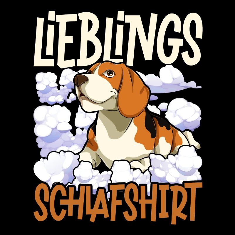 Hundehalter Beagle Geschenk Lieblings Schlafshirt