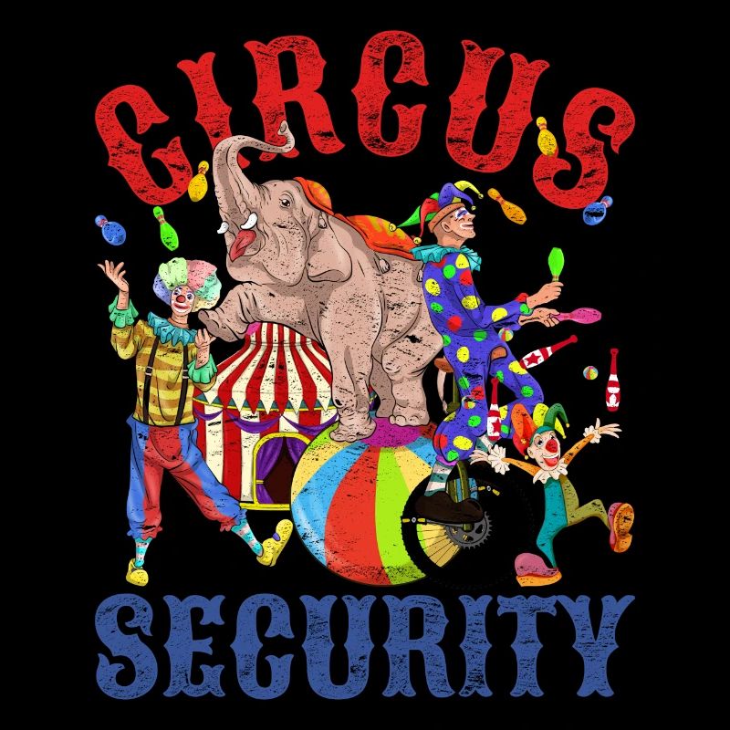 Circus Security Clown Animal Elephant Gift Circus