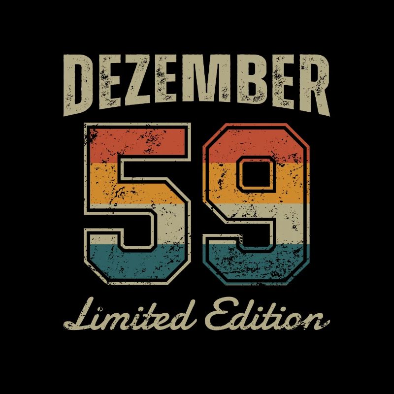 Geburtstag: Dezember 1959 - Limited Edition Retro