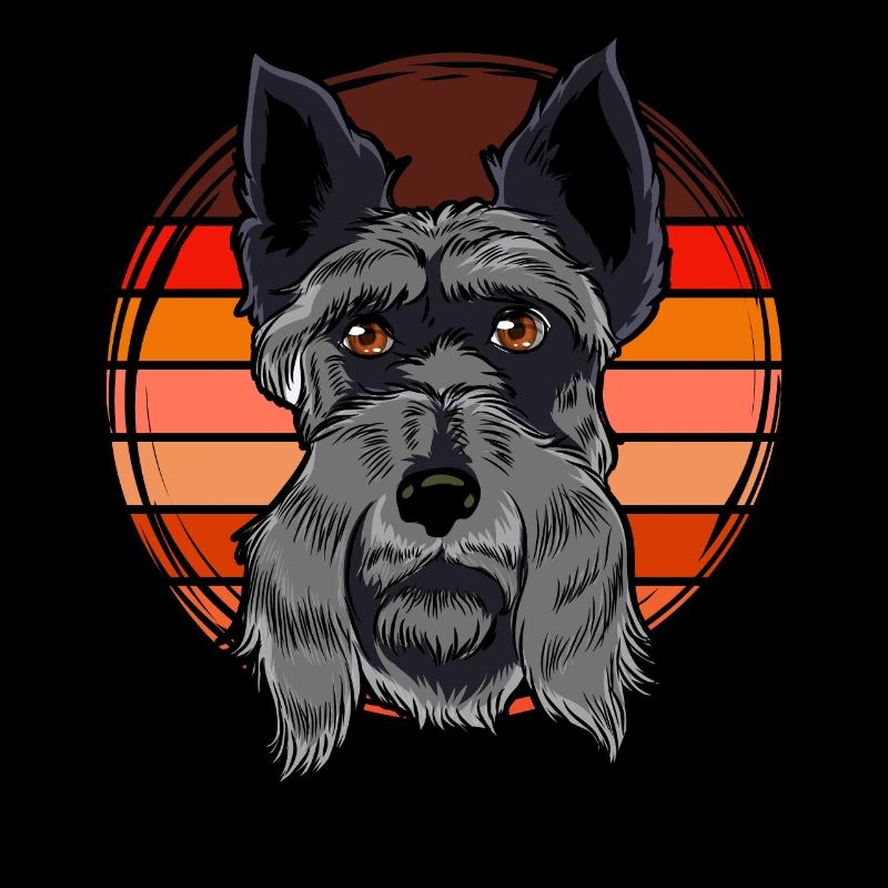 Retro Hunde Scottie Geschenk Scottish Terrier