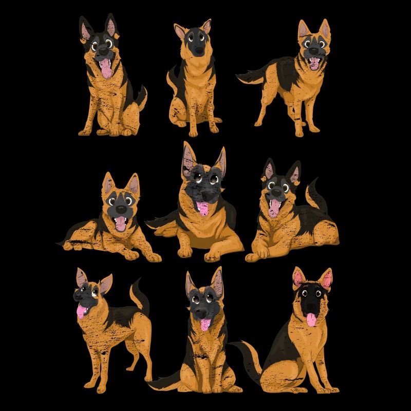 Hunde Geschenk Niedliches Deutscher Schäferhund