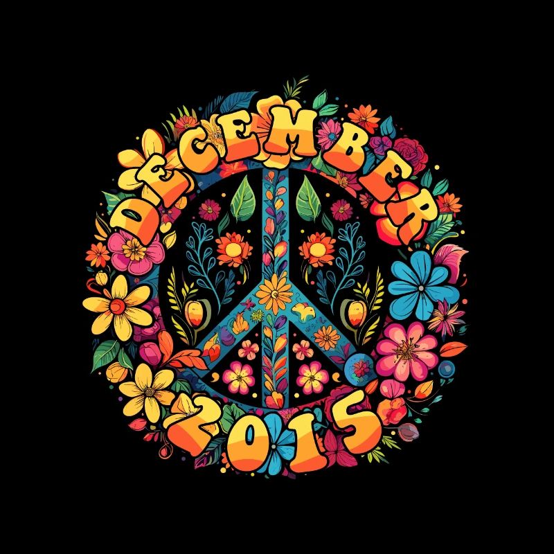 Flower Power Hippie Birthday - December 2015