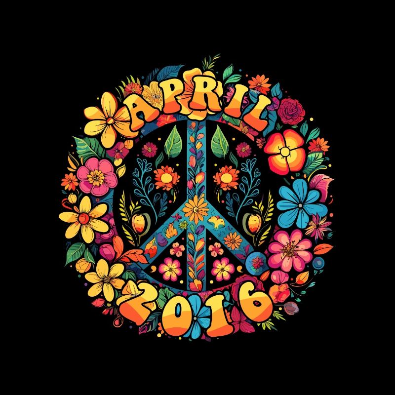 Flower Power Hippie Birthday - April 2016
