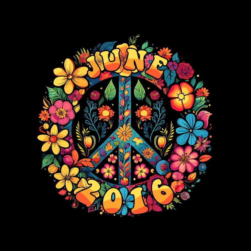 Flower Power Hippie Birthday - June 2016