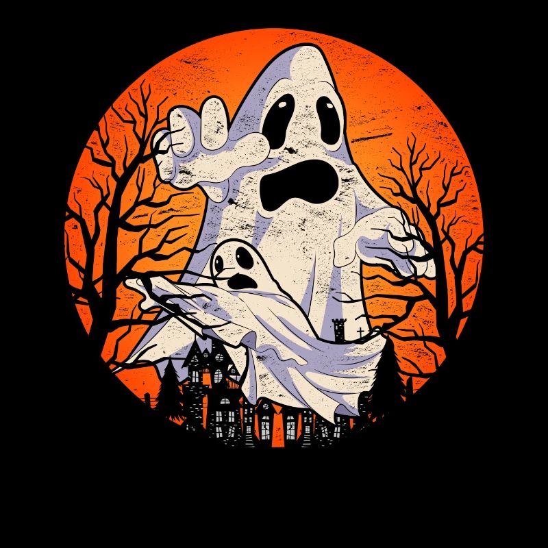 Vollmond Gruseliges Halloween Geschenk Geist
