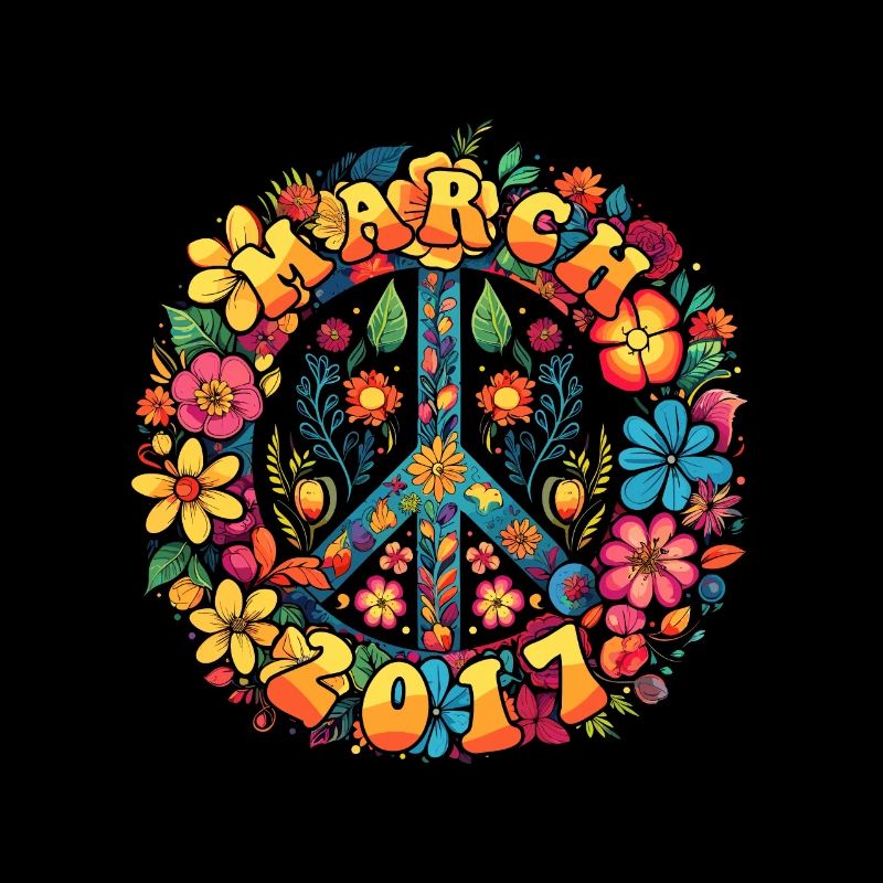 Flower Power Hippie Birthday - Mars 2017