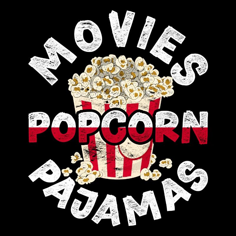 Films Popcorn Pyjamas Cadeau Popcorn Drôle Popcorn