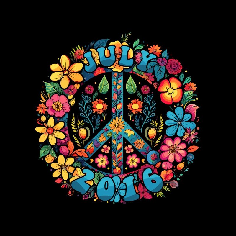 Flower Power Hippie Birthday - July 2016