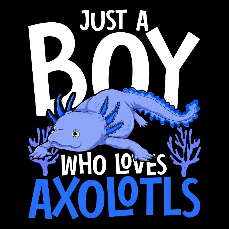 Tier Salamander Haustier Jungen Geschenk Axolotl