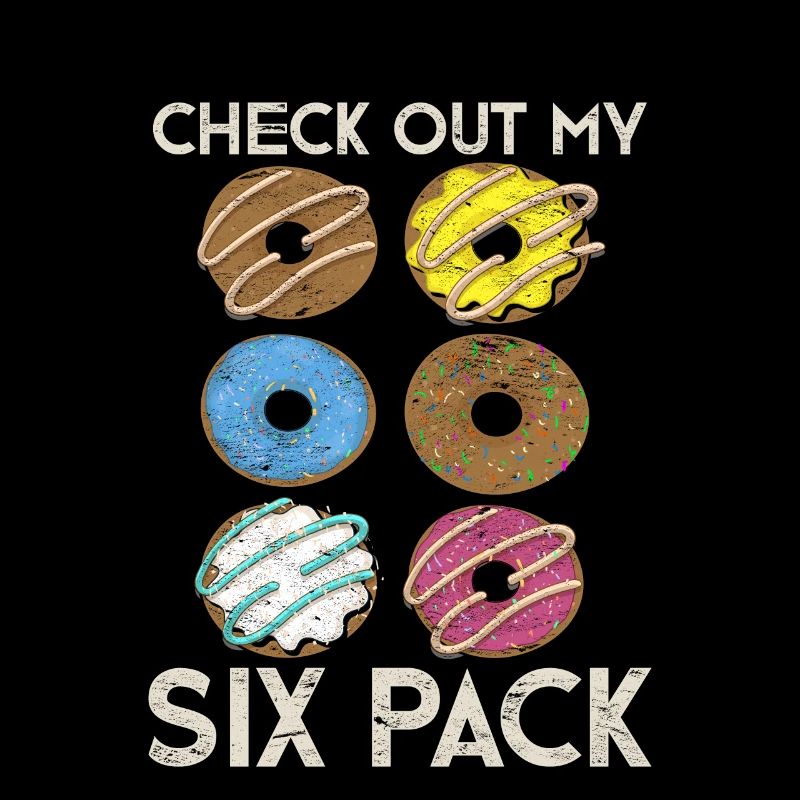 Regardez mon cadeau en pack de six Funny Donuts