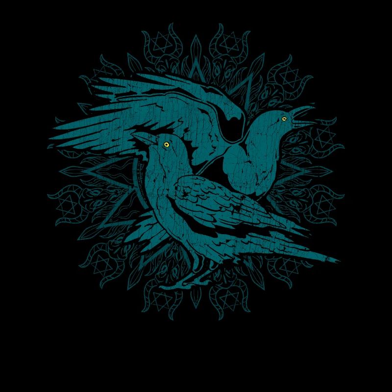 Occultism Crow Gothic Bird Gift Raven