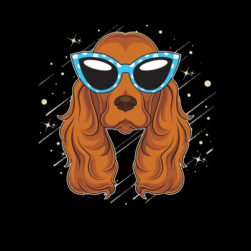 Hundebesitzer Sonnenbrille Geschenk Cocker Spaniel
