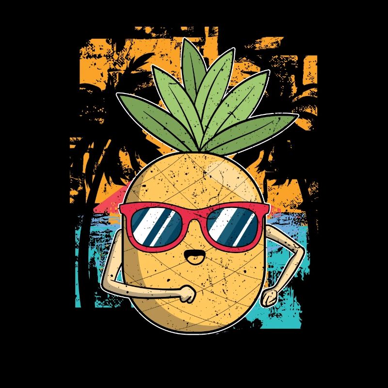 Funny Fruit Gift Cool Sunglasses Pineapple