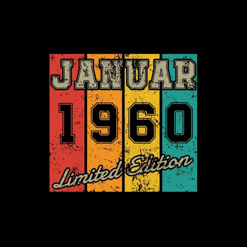 Anniversaire: Janvier 1960 - Edition Limitée Rétro