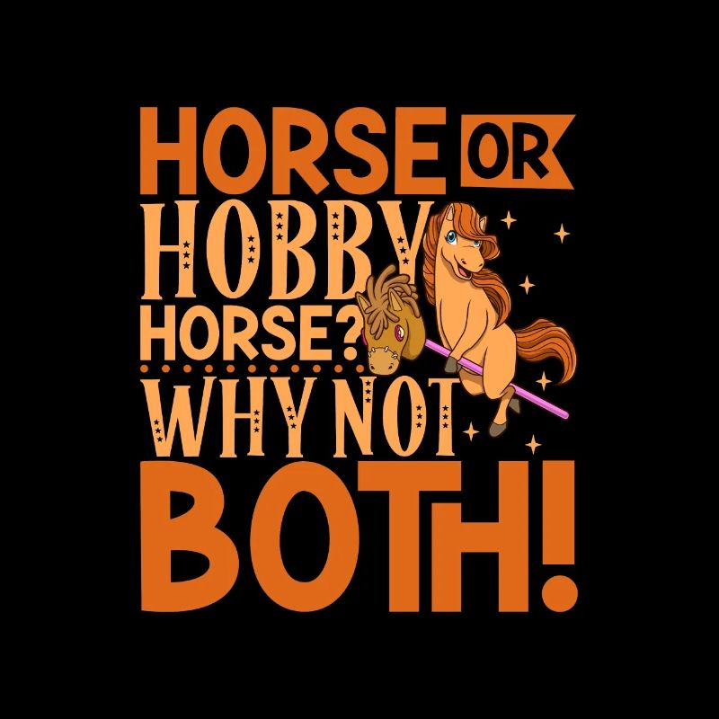 Pferd und Hobby Horsing