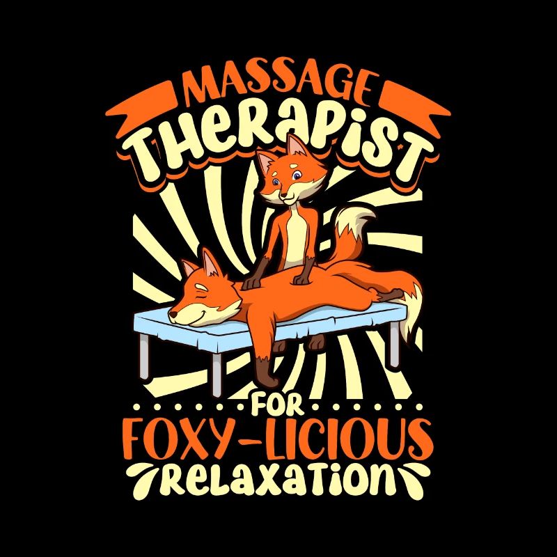Fuchs bei der Massage
