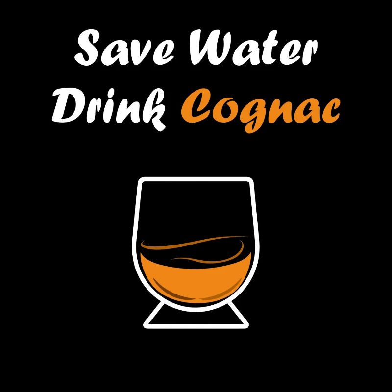 Save water drink cognac