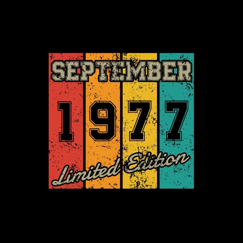 Geburtstag: September 1977 - Limited Edition Retro