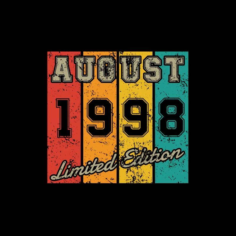 Geburtstag: August 1998 - Limited Edition Retro