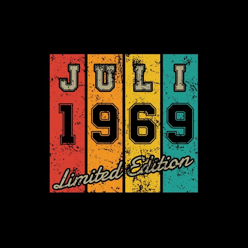 Geburtstag: Juli 1969 - Limited Edition Retro