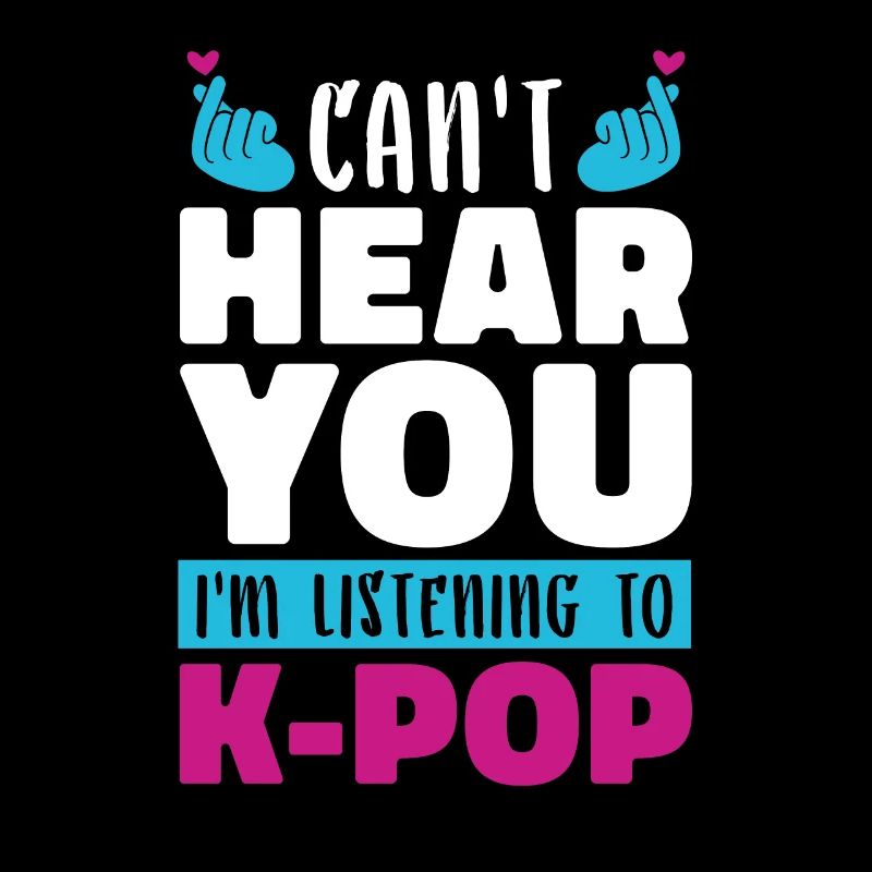 I'm Listening K Pop Music Funny Gift K Pop