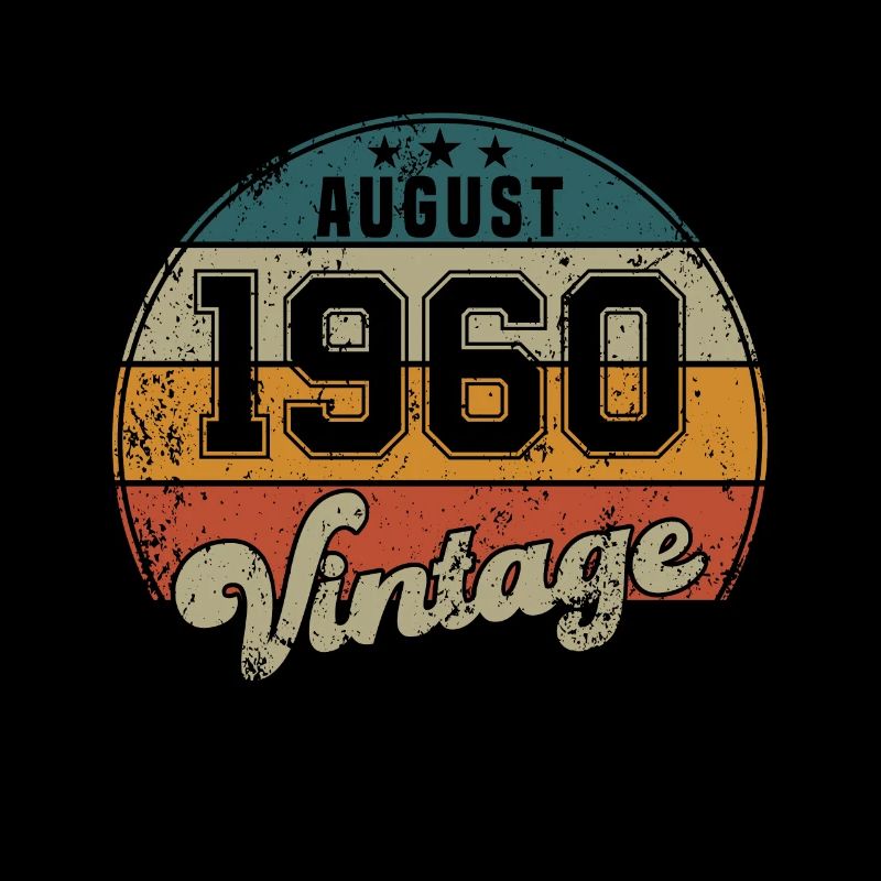 Anniversaire Vintage - Août 1960 - Idée cadeau