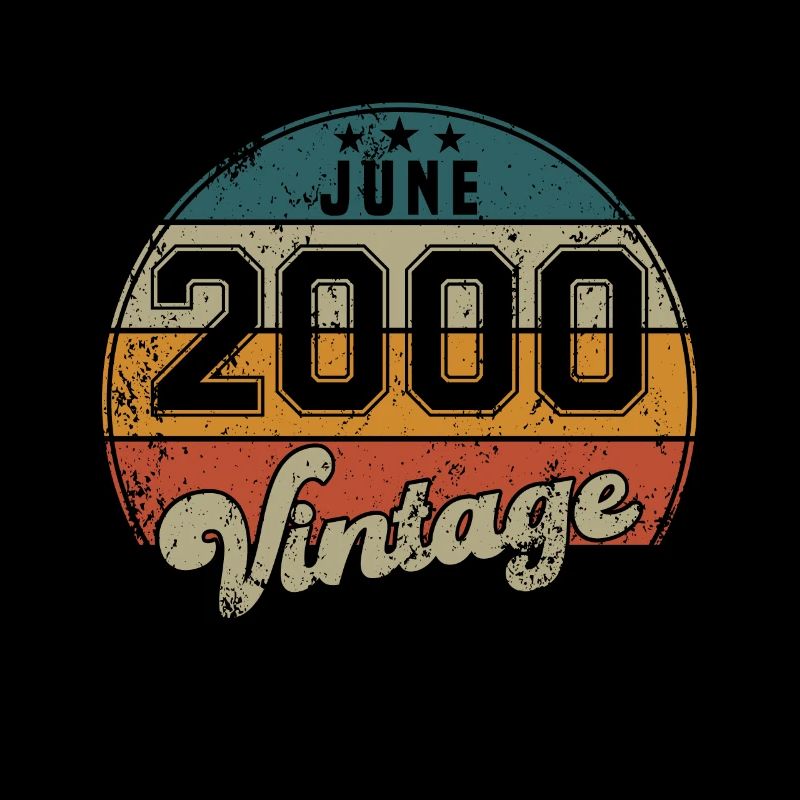 Vintage Geburtstag - Juni 2000 - Geschenkidee