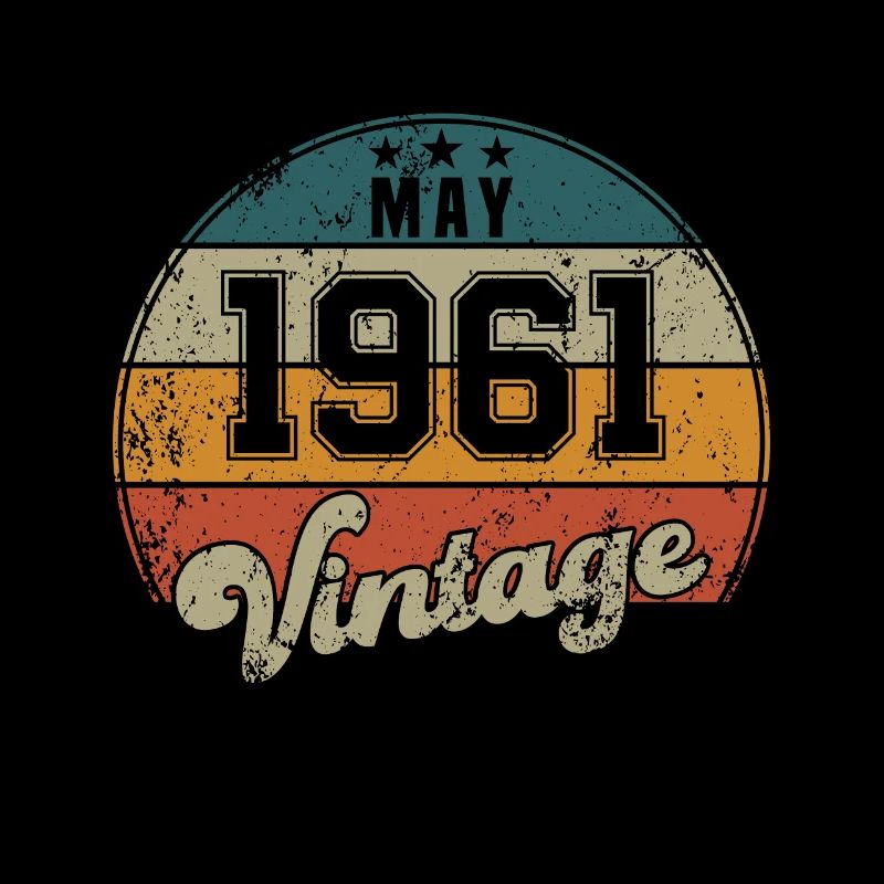 Vintage Geburtstag - Mai 1961 - Geschenkidee