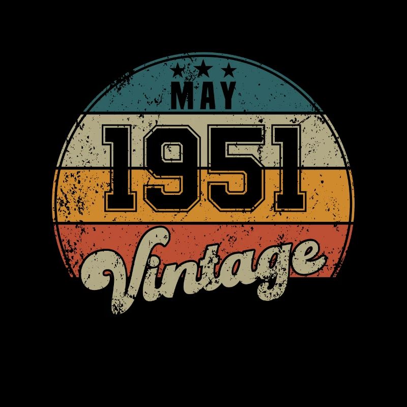 Anniversaire Vintage - Mai 1951 - Idée cadeau