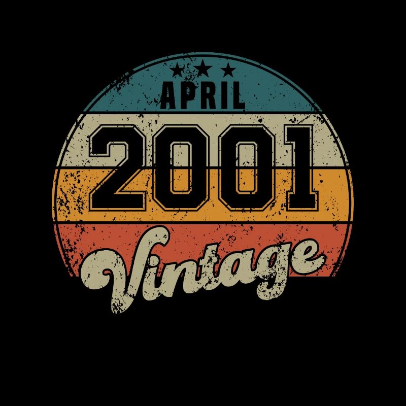 Vintage Geburtstag - April 2001 - Geschenkidee