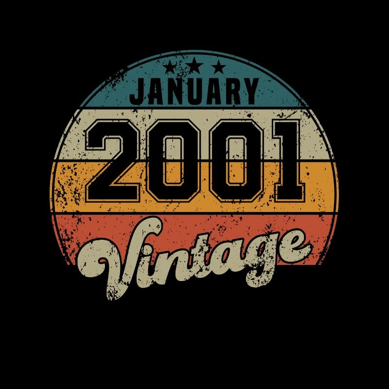 Vintage Geburtstag - Januar 2001 - Geschenkidee