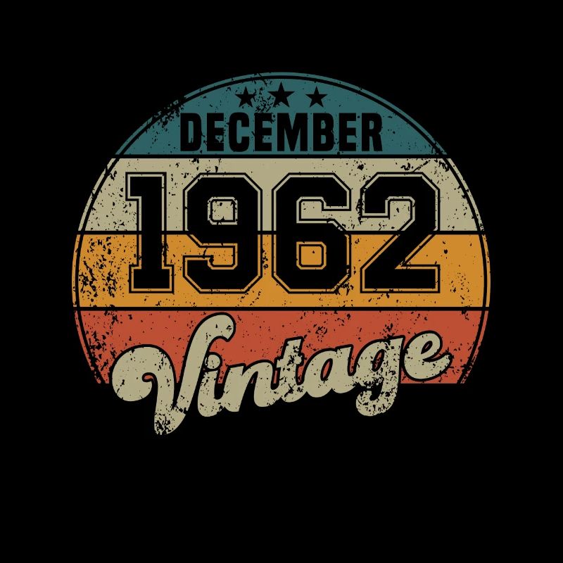 Vintage Geburtstag - Dezember 1962 - Geschenkidee