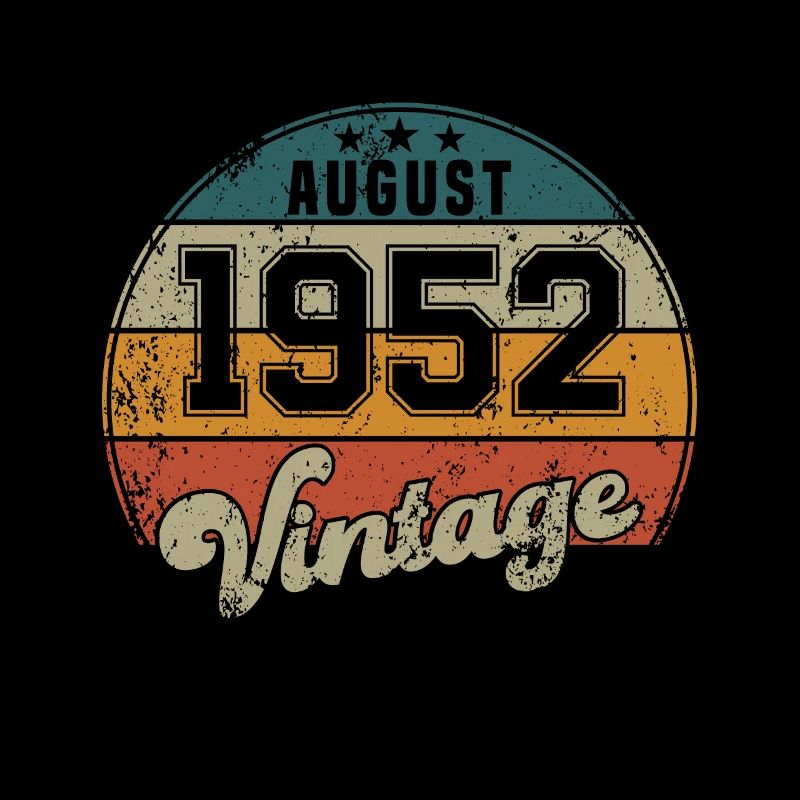 Vintage Geburtstag - August 1952 - Geschenkidee