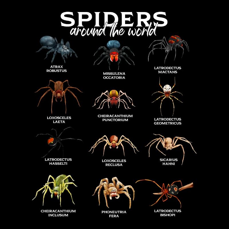 Spiders in the World - Spider Species