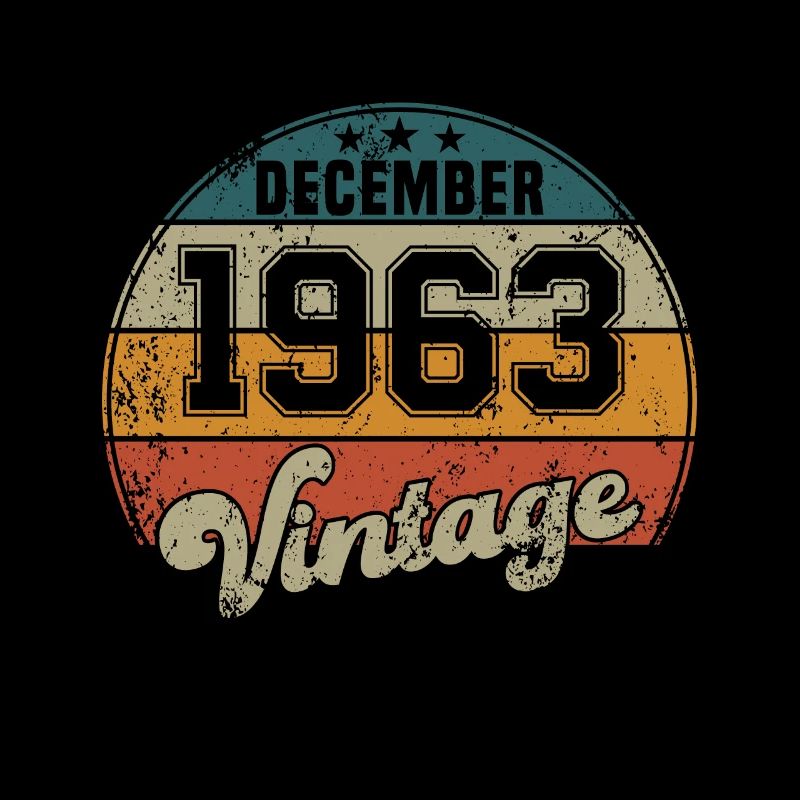 Vintage Geburtstag - Dezember 1963 - Geschenkidee