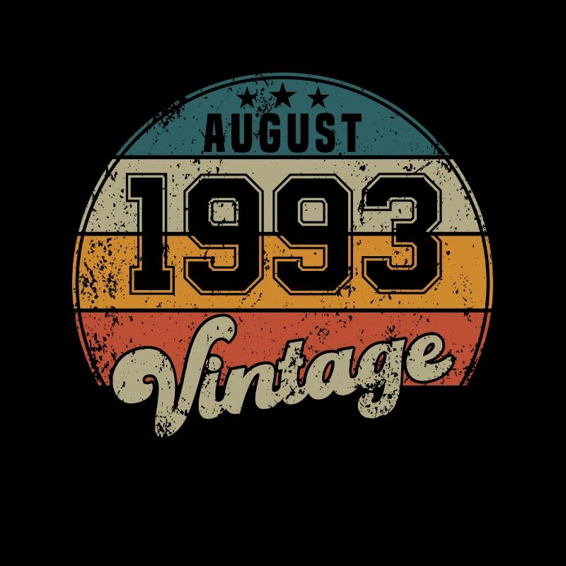 Vintage Geburtstag - August 1993 - Geschenkidee