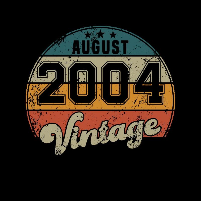 Vintage Geburtstag - August 2004 - Geschenkidee
