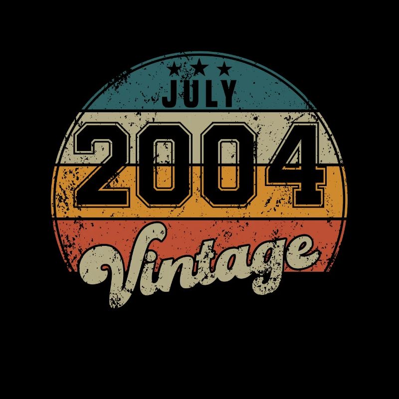 Vintage Geburtstag - Juli 2004 - Geschenkidee