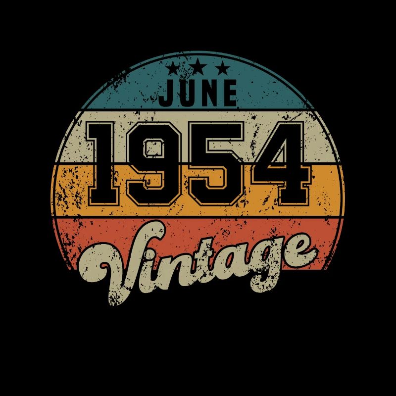 Vintage Geburtstag - Juni 1954 - Geschenkidee