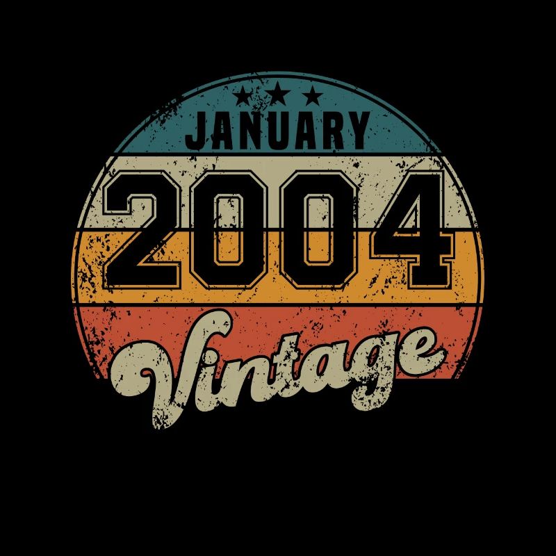 Vintage Geburtstag - Januar 2004 - Geschenkidee