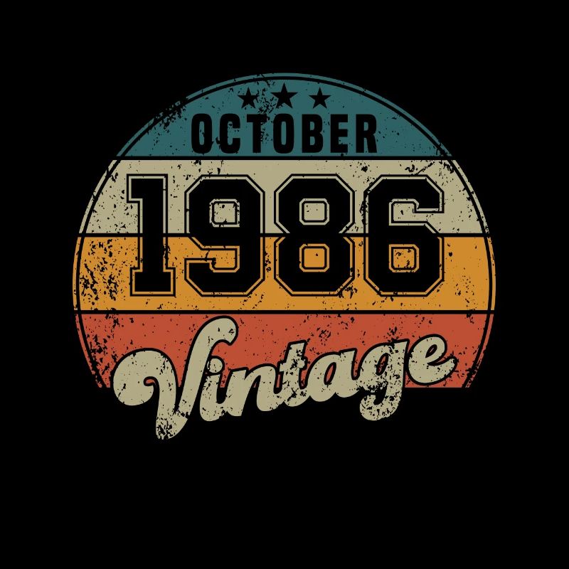 Anniversaire Vintage - Octobre 1986 - Idée cadeau