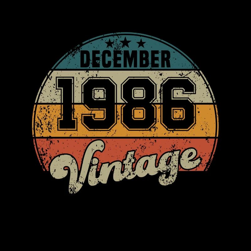 Vintage Geburtstag - Dezember 1986 - Geschenkidee